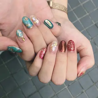 ネイル 中牟田 彩水のネイルデザイン