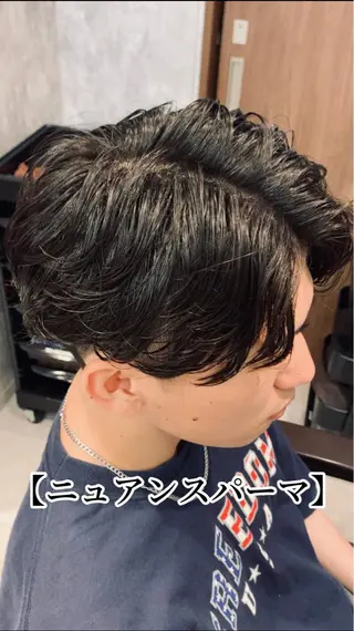 ショート パーマ メンズ AI TOKYO men’s  横浜所属・メンズ支持数No.1 👑リュウ👑のヘアスタイル