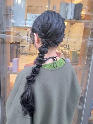 ロング ヘアアレンジ 渋谷／ ＭＩＹＵのヘアスタイル