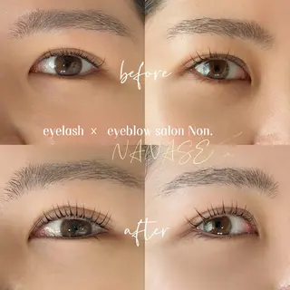 マツエク・マツパ eyelash ×  eyebrow salon Non.所属・Non. NANASEのマツエク・マツパデザイン