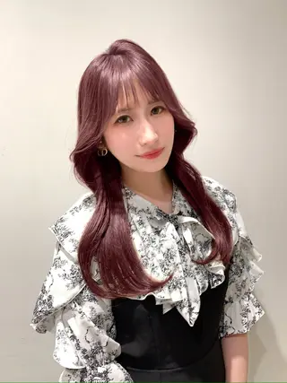 セミロング カラー 韓国ヘア/レイヤー/ 顔まわり/りょーとのヘアスタイル