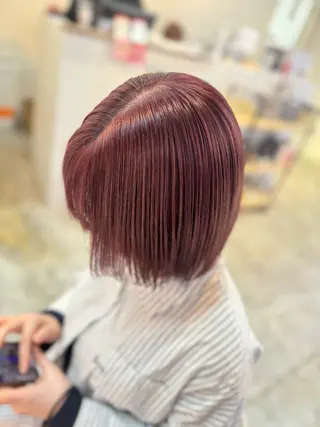 ショート カラー AMRITA所属・men'sｶｯﾄ ﾊﾟｰﾏ🫧ｼｵﾝのヘアスタイル