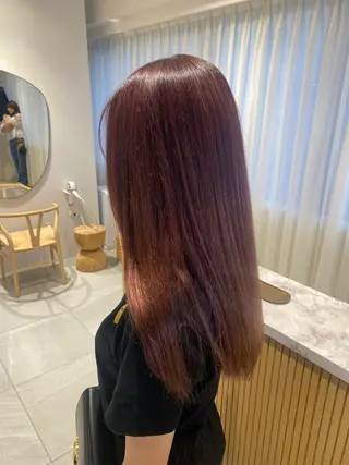 ロング カラー knock所属・knock　國友 華乃のヘアスタイル