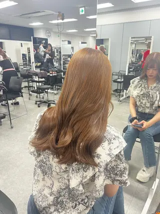 ロング カラー ヘアアレンジ 韓国メンズヘア 🪽maika🪽のヘアスタイル