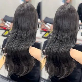 ロング カラー 赤み無し柔らかカラー 【梅田】madokaのヘアスタイル