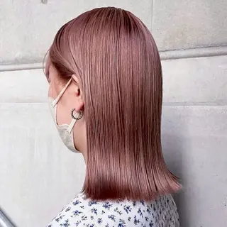 ミディアム カラー 🍭ハイトーン/レイ ヤーカット🍭チャンのヘアスタイル