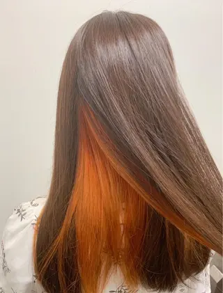 セミロング シムラ カイゲンのヘアスタイル