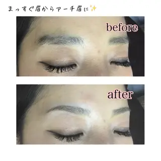 ショート ミディアム セミロング ロング カラー パーマ ヘアアレンジ ネイル マツエク・マツパ 眉毛サロン DUAL 恵比寿の眉毛・アイブロウイメージ