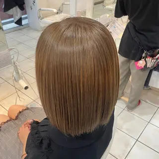 ショート カラー ブリーチ/ヘアセット 【𝙍𝙞𝙣𝙤】のヘアスタイル