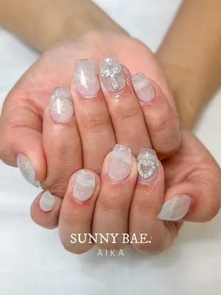 ショート ネイル SUNNY BAE.所属・Made By AIKAのネイルデザイン