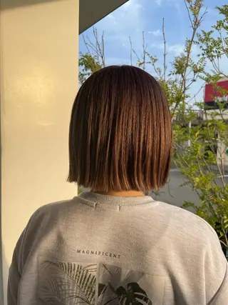 ミディアム 木村 架音のヘアスタイル