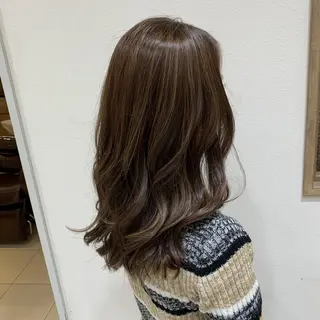 セミロング カラー 水戸/カラーモデル 🌈土方利恭のヘアスタイル