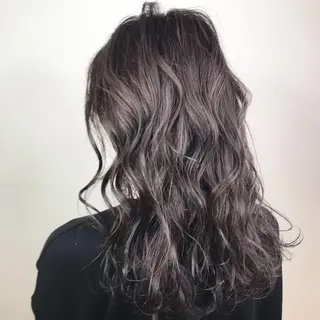 セミロング カラー Lien 深井店のヘアスタイル