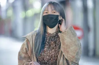 ロング カラー Armoire所属・安藤悠里/ハイトーン /デザインカラーのヘアスタイル