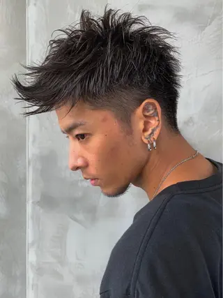 ショート カラー メンズ リピート率No.1✨ ユウキのヘアスタイル