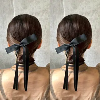 ロング ヘアアレンジ シールエクステ🎀 羽エクステ🌙しぇるのヘアスタイル