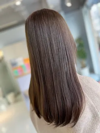 ロング カラー 菊地 美憂のヘアスタイル