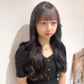 ロング カラー あ あのヘアスタイル