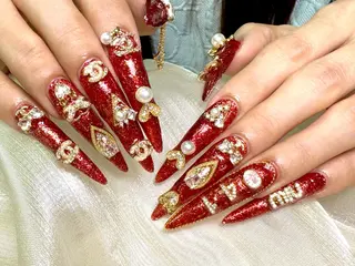 ネイル lucky nail 歌舞伎町のネイルデザイン