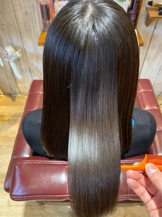 ロング カラー パーマ I-CON所属・髪質改善/美髪のプ口 中島みきのヘアスタイル