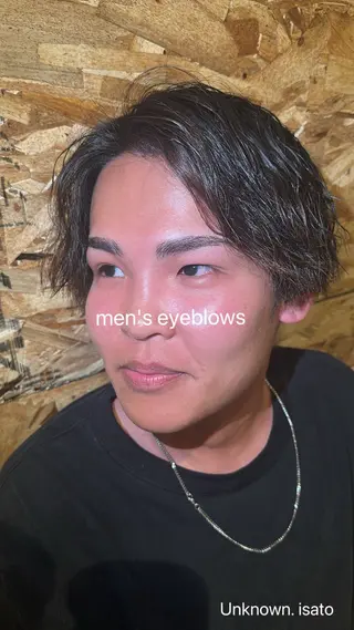 メンズ アイブロウ 姫路　Unknown所属・Unknown.姫路 いさと🍓のマツエク・マツパデザイン