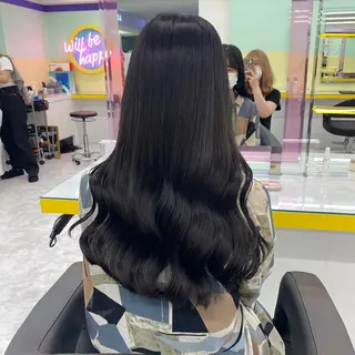 ロング カラー パーマ ヘアアレンジ メンズ キッズ ネイル マツエク・マツパ アイブロウ Lumo所属・💖横浜ブリーチなし 💖MIHOのヘアスタイル