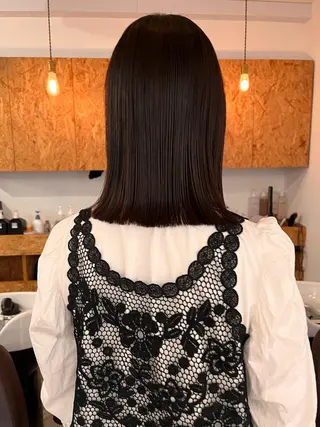 ミディアム 暖色/パーマ 🌼クニトウメイのヘアスタイル