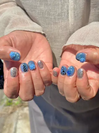 ネイル シモダ カスミ 🦀 @ksm_smdのネイルデザイン