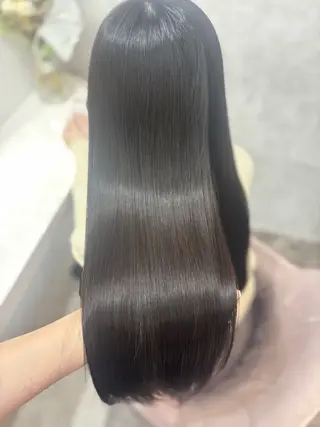 ロング 💘Kurea💘 艶髪/韓国/暗髪のヘアスタイル