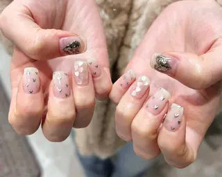 ネイル 0203ムニムサン 💙Mihoのネイルデザイン