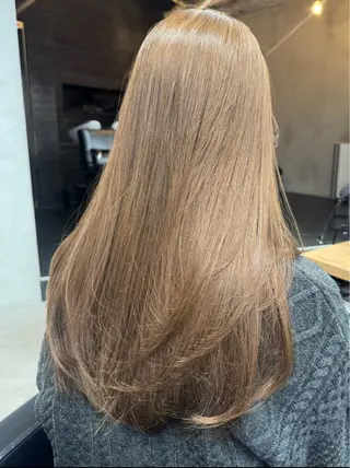 セミロング カラー Rico / bob/グレージュのヘアスタイル