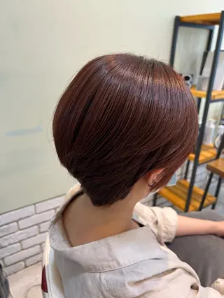 ショート カラー 髪質改善&トリートメント Loops鷺沼店所属・🌷髪質改善/ 落合 咲弥🌷のヘアスタイル