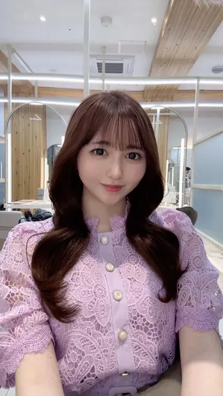 ロング 顔周り/透明感カラー /韓国ヘア/TAKUのヘアスタイル