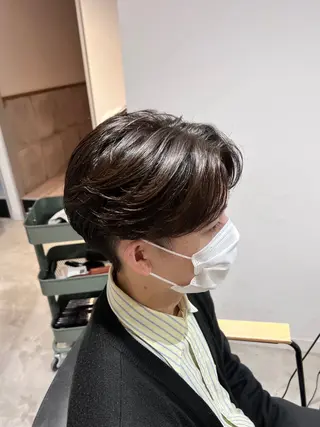 ミディアム パーマ メンズ メンズカットパーマ ✂️ JOYAのヘアスタイル