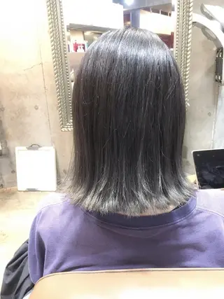ミディアム カラー 北條 優輝のヘアスタイル