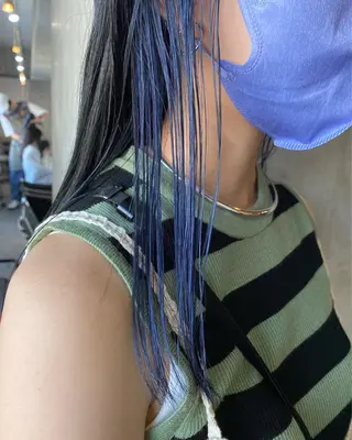 セミロング 【縮毛矯正髪質改善】 中山健太のヘアスタイル