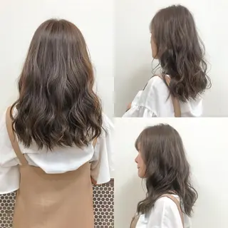 ロング カラー 似合わせ/透明感カラ ー/QUATRO谷口のヘアスタイル