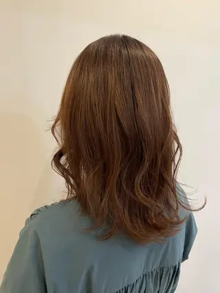 ミディアム 守川 七海のヘアスタイル