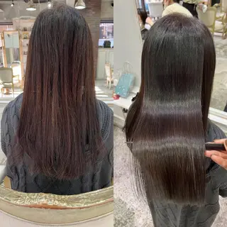 セミロング カラー Siesta所属・📣髪質改善縮毛矯正 特化美容師｜庭田📣のヘアスタイル