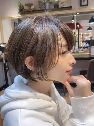 ショート ケアカラー/縮毛矯正 /レイヤー/板垣光采のヘアスタイル