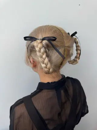 ロング ヘアアレンジ 韓国レイヤー/パーマ /艶カラー/Rinのヘアスタイル