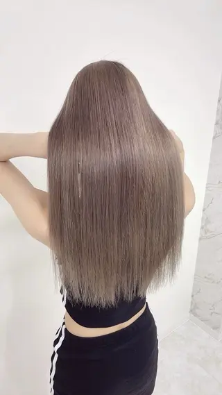 CHAiL.Yuzu 艶カラー韓国エクステのヘアスタイル