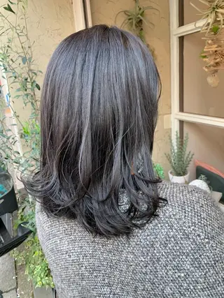 ミディアム カラー 店長担当🌟 矢吹ガブリエル🌟のヘアスタイル