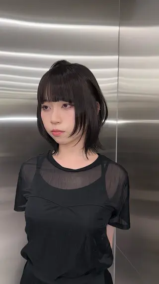 ショート romp恵比寿所属・レイヤーカット 【瑠己】のヘアスタイル