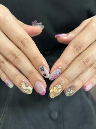 ネイル I P'ink nail salon所属・I pinknail 韓国風·持ち込み専門のネイルデザイン