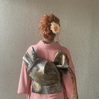 ミディアム ヘアアレンジ chouette/ 根本優希のヘアスタイル