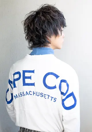 メンズ 森本裕/オーナー/ スパイラルパーマのヘアスタイル