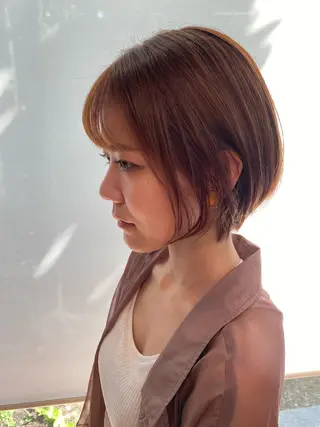 ショート カラー 桑原 菜摘のヘアスタイル