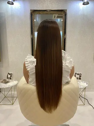 ロング ツバサ 髪質改善のヘアスタイル