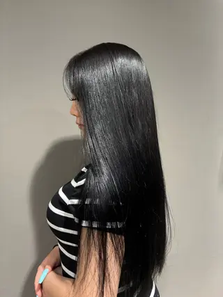 ロング カラー 🫧うる艶ハイトーン 🫧💘サヤ💘のヘアスタイル